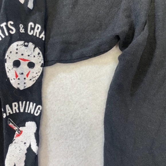 Camp Crystal Lake Jason Vorhees Tee Thrifted Vintage Style Size M - Picture 4 of 10